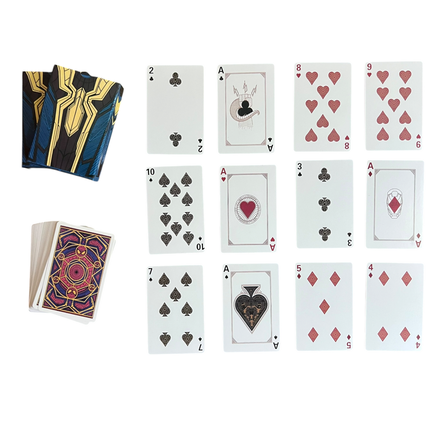 ورق لعب سبايدر مان Spider Man Playing Cards