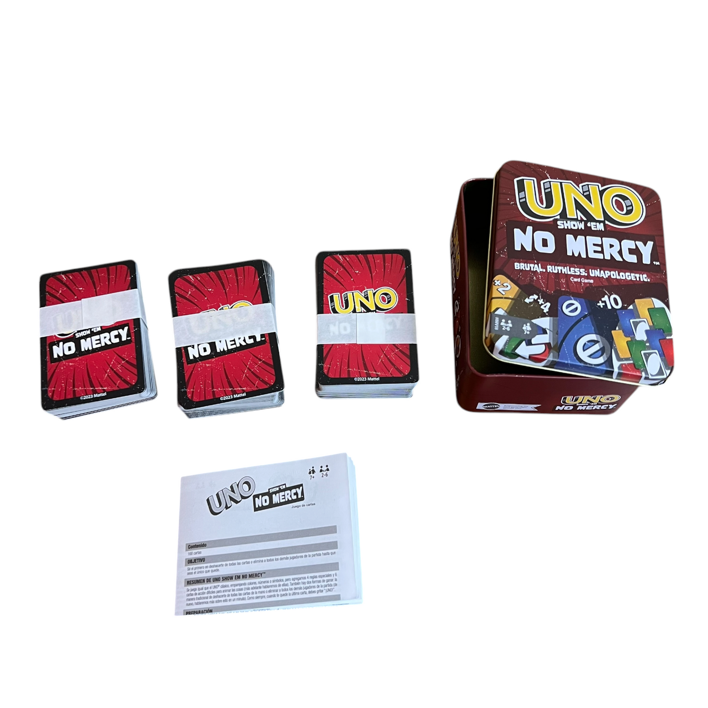 Uno No Mercy علبة حديد
