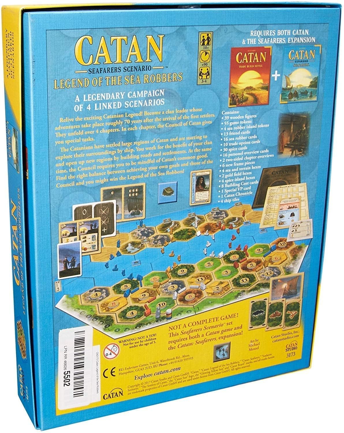 CATAN Seafarer Scenario : Legend Of The Sea Robbers