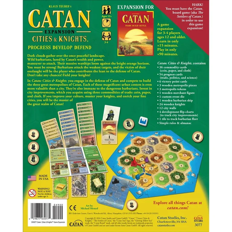 CATAN Cities & Knight Expansion